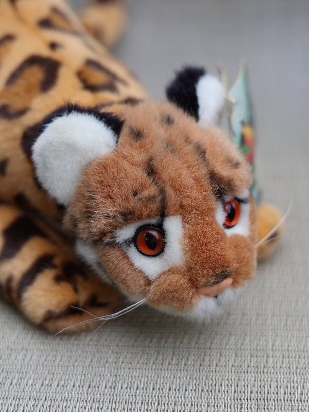 Vintage Handcrafted Plush Ocelot